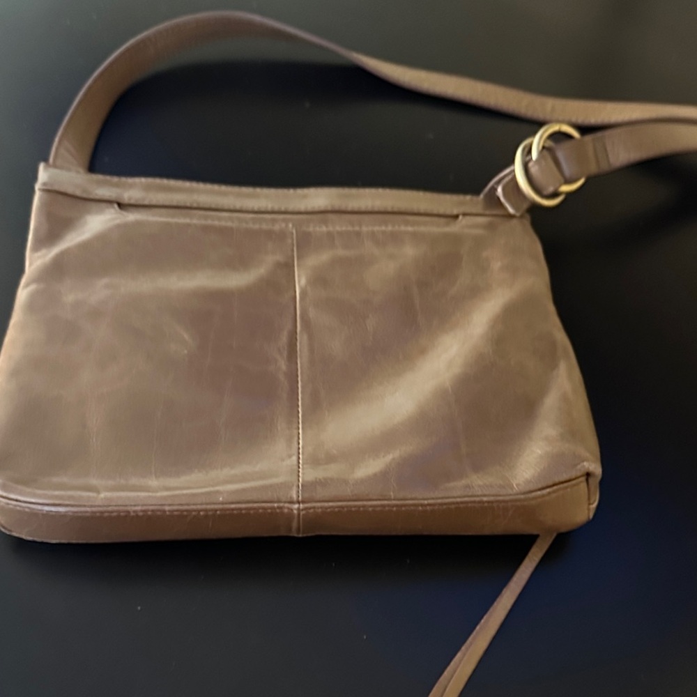 HOBO Tan Leather Crossbody Bag - Picture 5 of 7